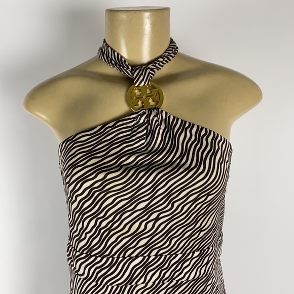 Tory burch short dress silk women’s size small - Picture 2 of 11